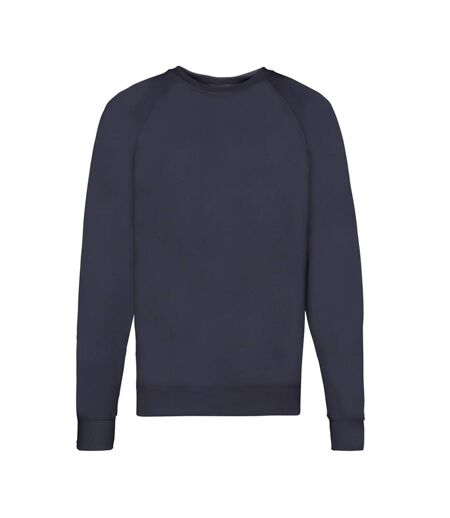 Sweat Manches Raglan Homme Bleu Marine Sombre Fruit Of The Loom