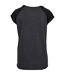 T-shirt Manches Raglan Motif/style Contrasté Femme Charbon Noir Urban Classics-2