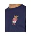 T-shirt Bully Boy Homme Bleu Marine Raging Bull-4