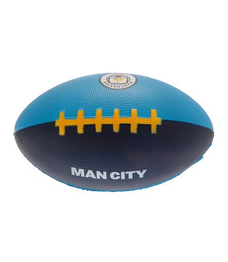 Manchester City FC - Ballon de football américain (Bleu marine / Bleu ciel) (One Size) - UTTA11022