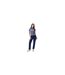 Womens/ladies Cotton T-shirt Dusky Blue Jack Wills-1