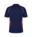 Haut De Rugby Manches Raglan Motif/style Panneau Contrasté Homme Bleu Marine Rouge Gilbert-2