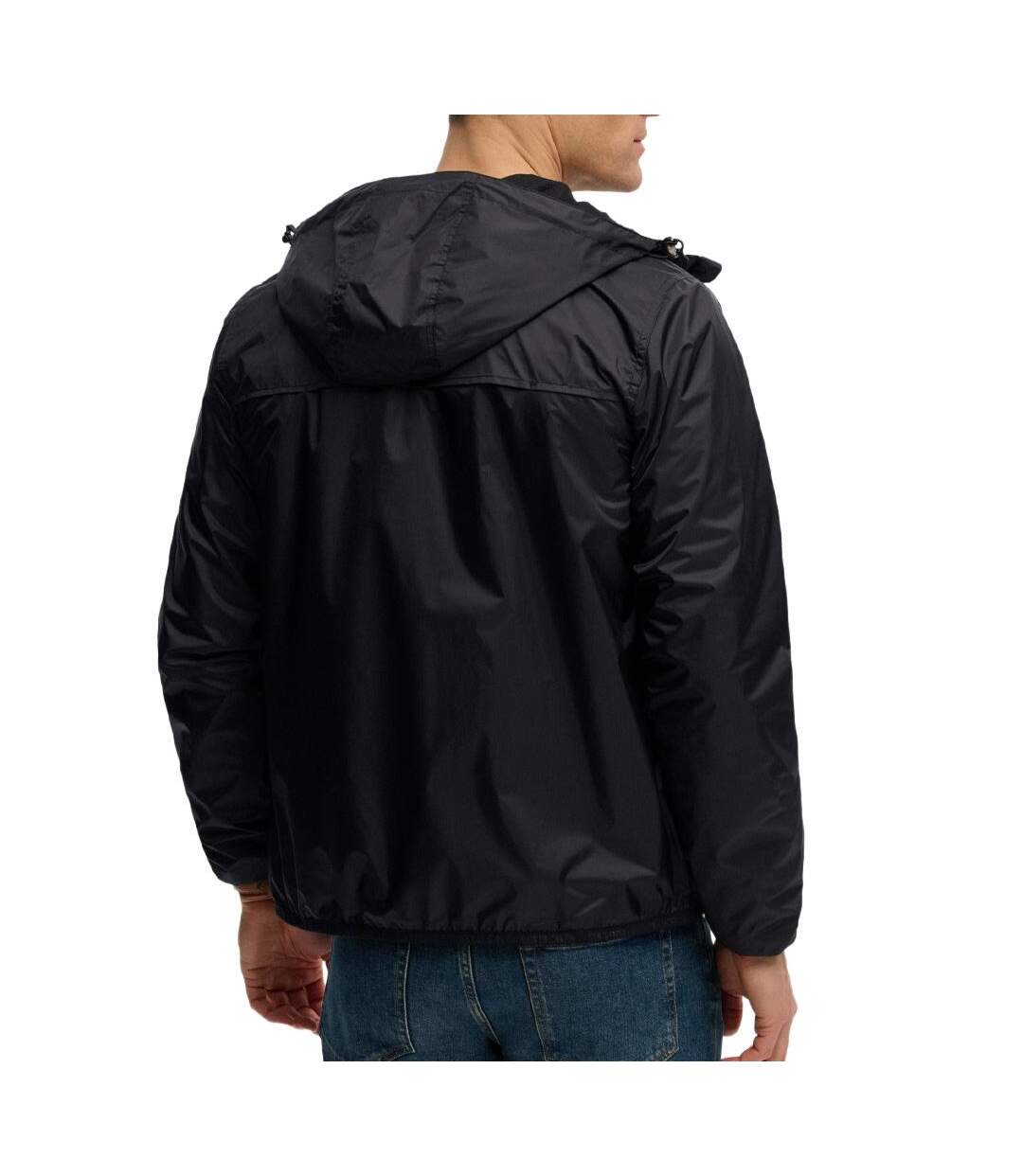 Veste de pluie noir homme superdry essential tri windbreaker-2