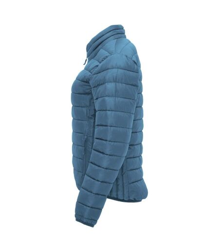 Womens/ladies Finland Insulated Jacket Storm Blue Roly
