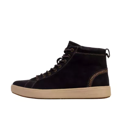 Basket Montante Cuir Natural World