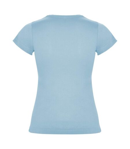 Roly Womens/Ladies Jamaica Short-Sleeved T-Shirt (Sky Blue)