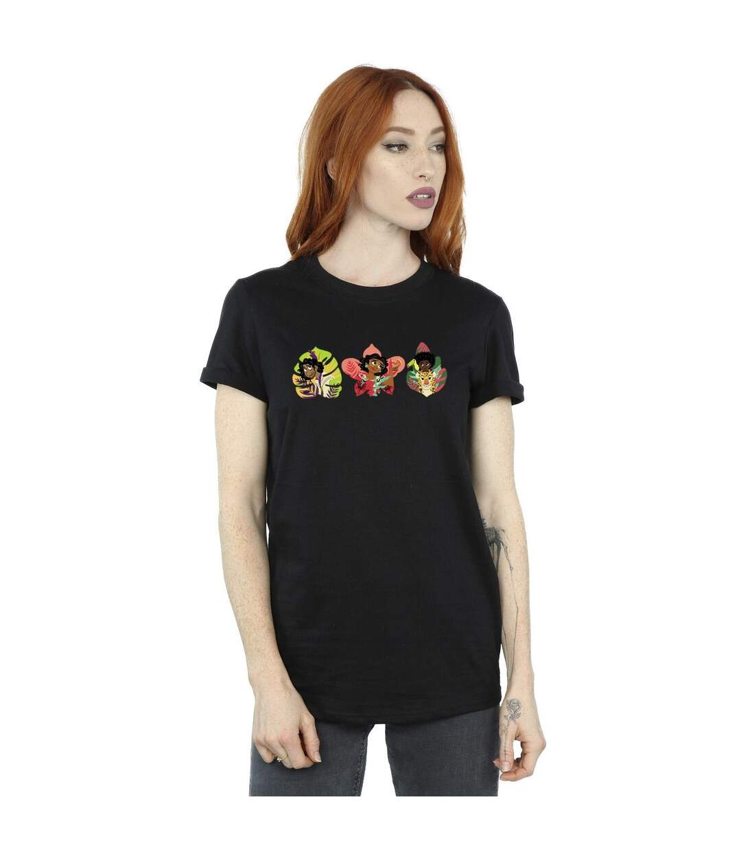 Disney - T-shirt ENCANTO FAMILY LINE - Femme (Noir) - UTBI22485-2