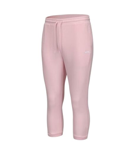 Pantalon De Jogging Motif/style Logo Femme Rose Clair Slazenger