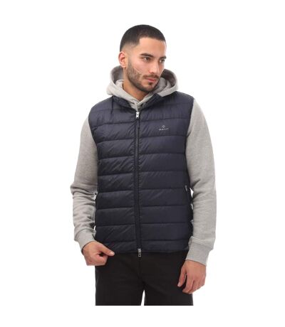 Mens Down Lightweight Gilet Blue Gant