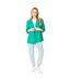 Womens/ladies pocket detail longline blazer green Dorothy Perkins