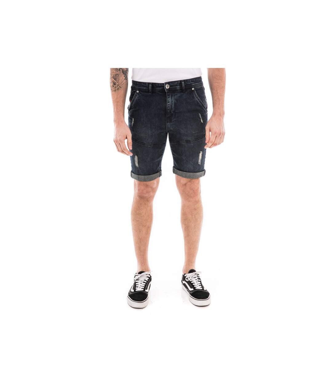 Bermuda en jean coupe slim BLAINE-1