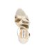 Sandales À Talon Avec Nœud En Satin Pour Femme Blanc Cassé Steve Madden-3
