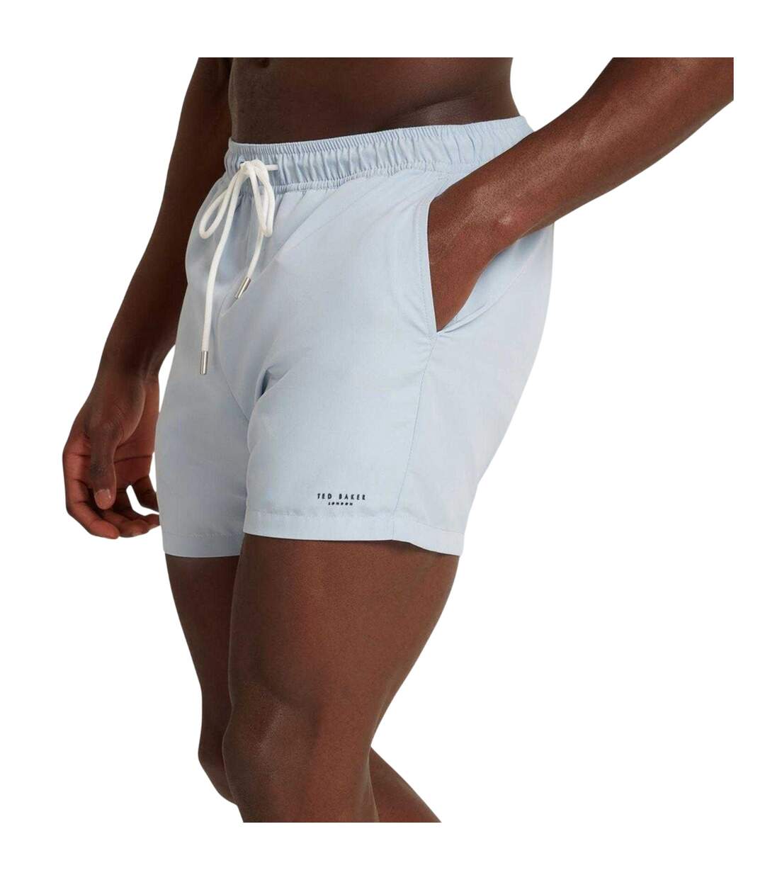 Short De Bain Natation Homme Bleu Clair Ted Baker-4
