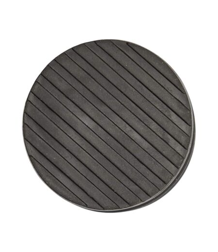 Bloque Porte en Métal Uni 7cm Noir