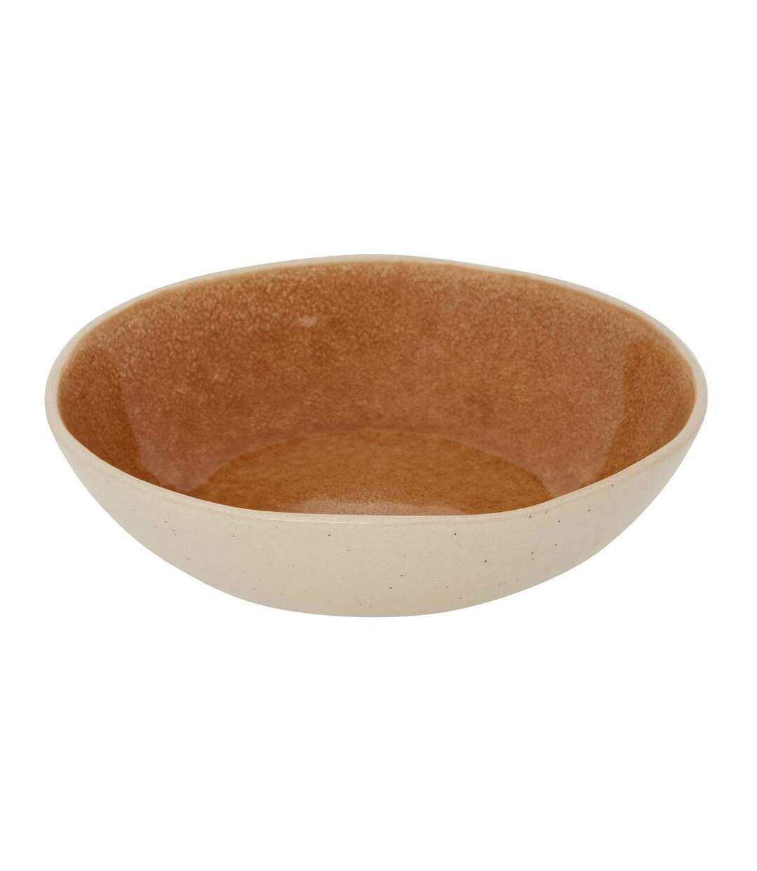 Lot de 6 Assiettes Creuses en Faïence Wonja 19cm Ocre-2