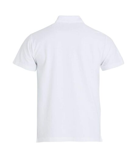 Polo basic homme blanc Clique