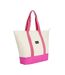 Tote Bag Motif/style Plage Boulder Taille Unique Vanille Clair Rose Regatta-3