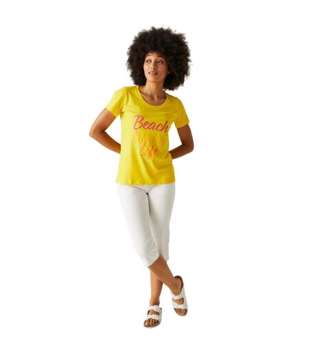 Womens/ladies Bayletta Capri Trousers White Regatta