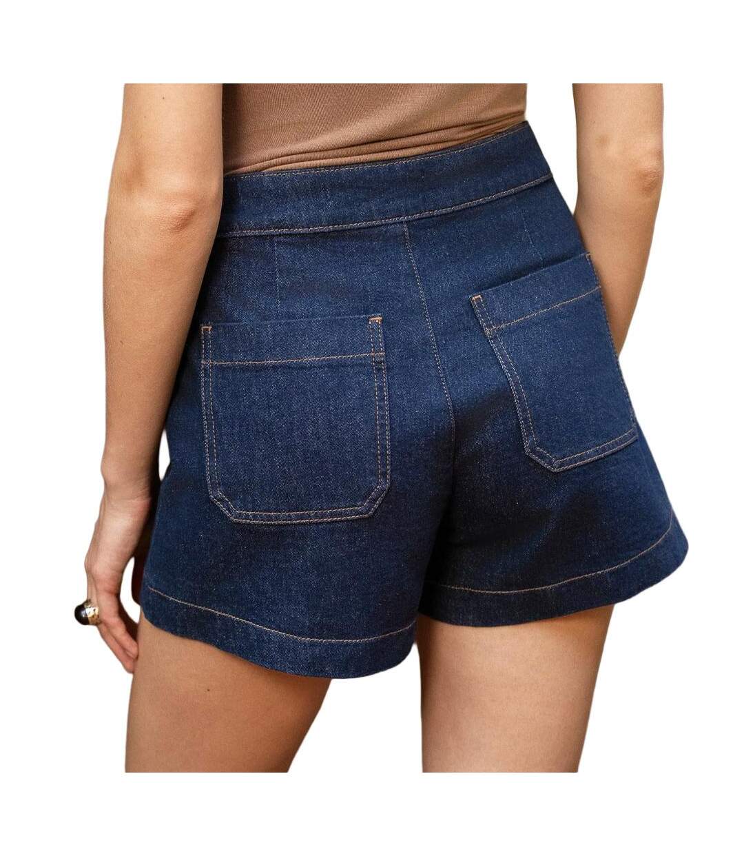 Short bleu femme oraije victorinette-2