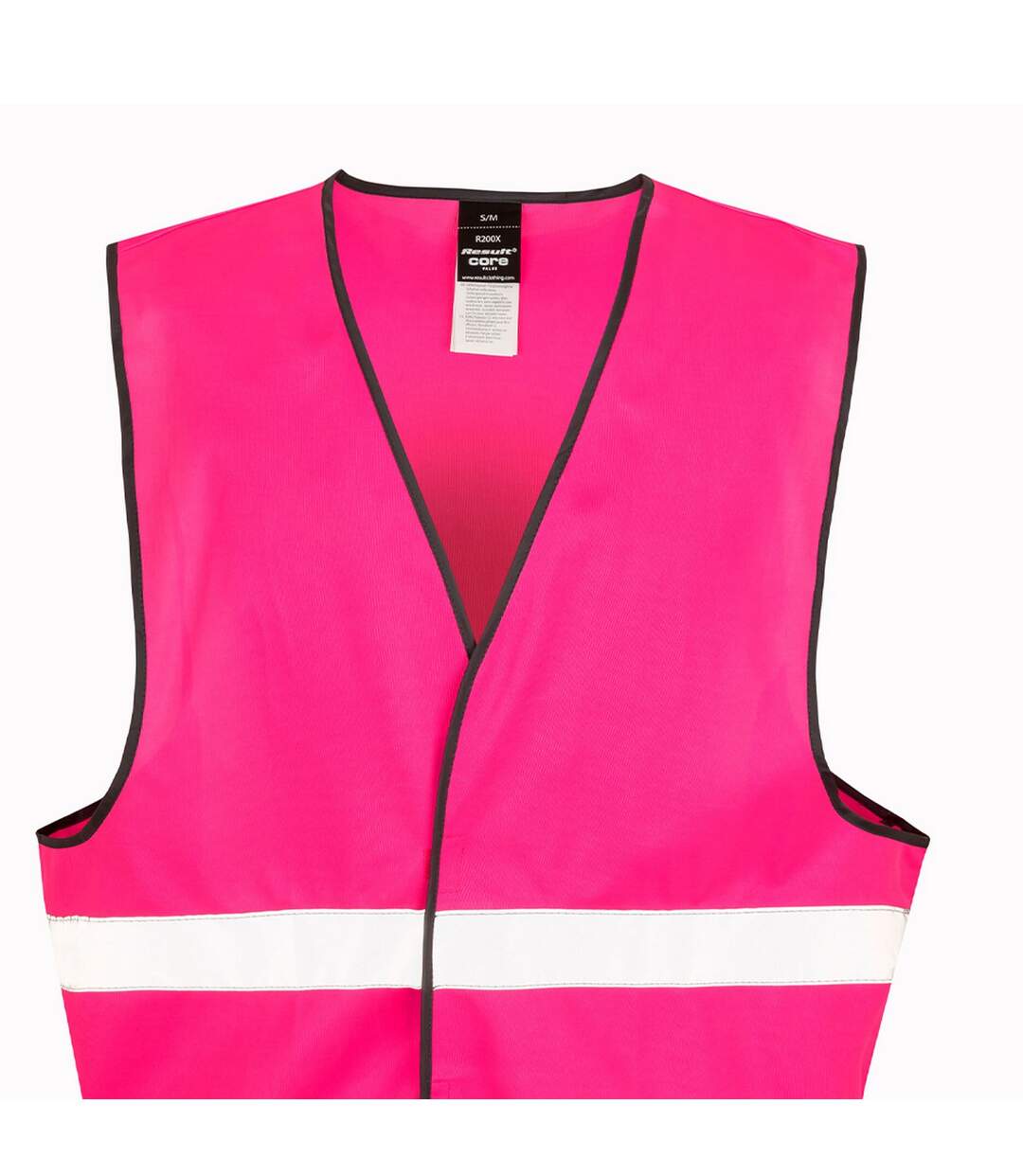 Gilet haute visibilité core enhanced adulte rose fluo SAFE-GUARD by Result-2