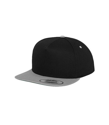 Casquette Ajustable Classic Noir Argenté Flexfit