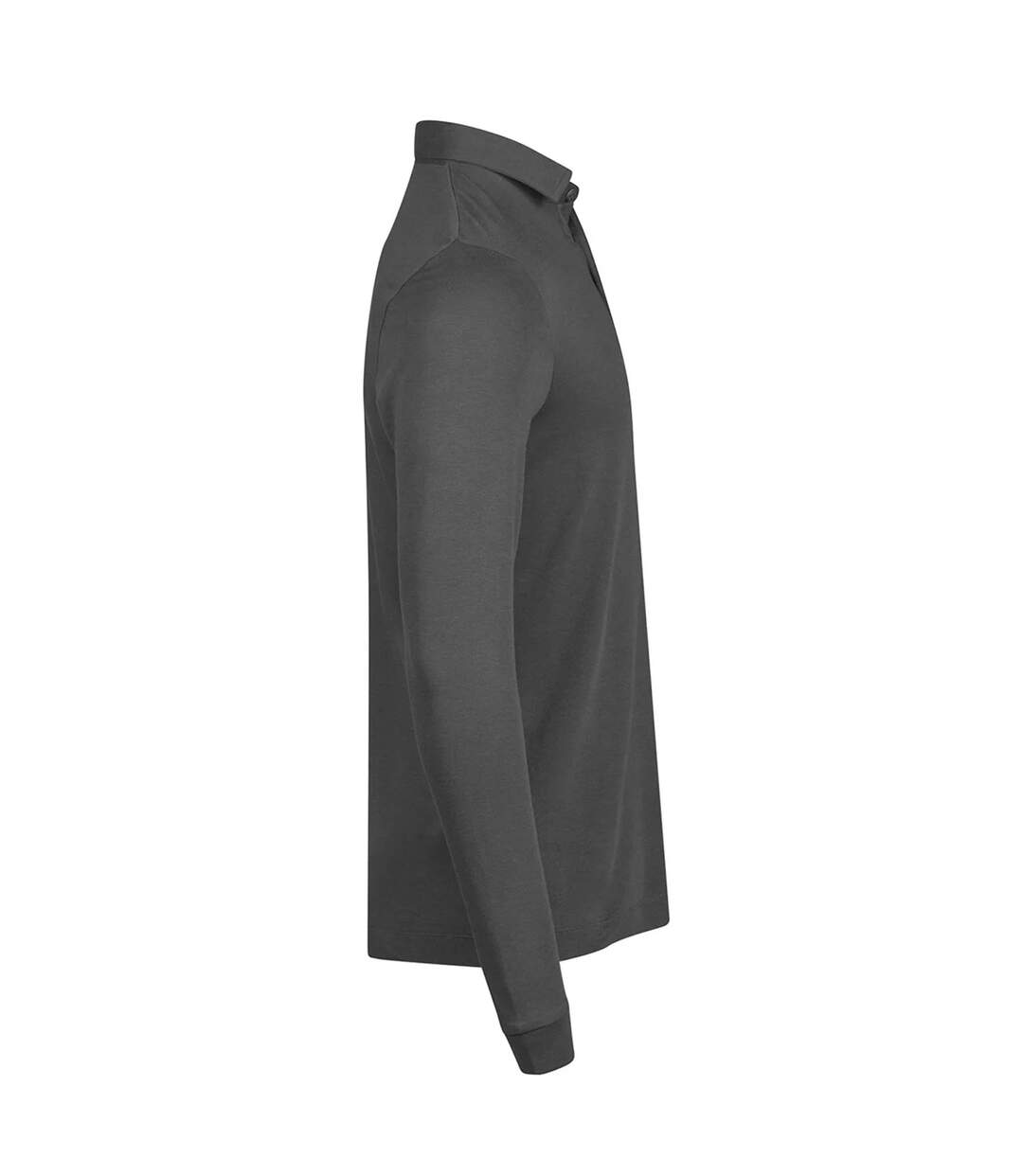 Polo Manches Longues Homme Noir Tee Jays-3