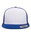 Casquette Trucker Classic Blanc Bleu Roi Yupoong-4
