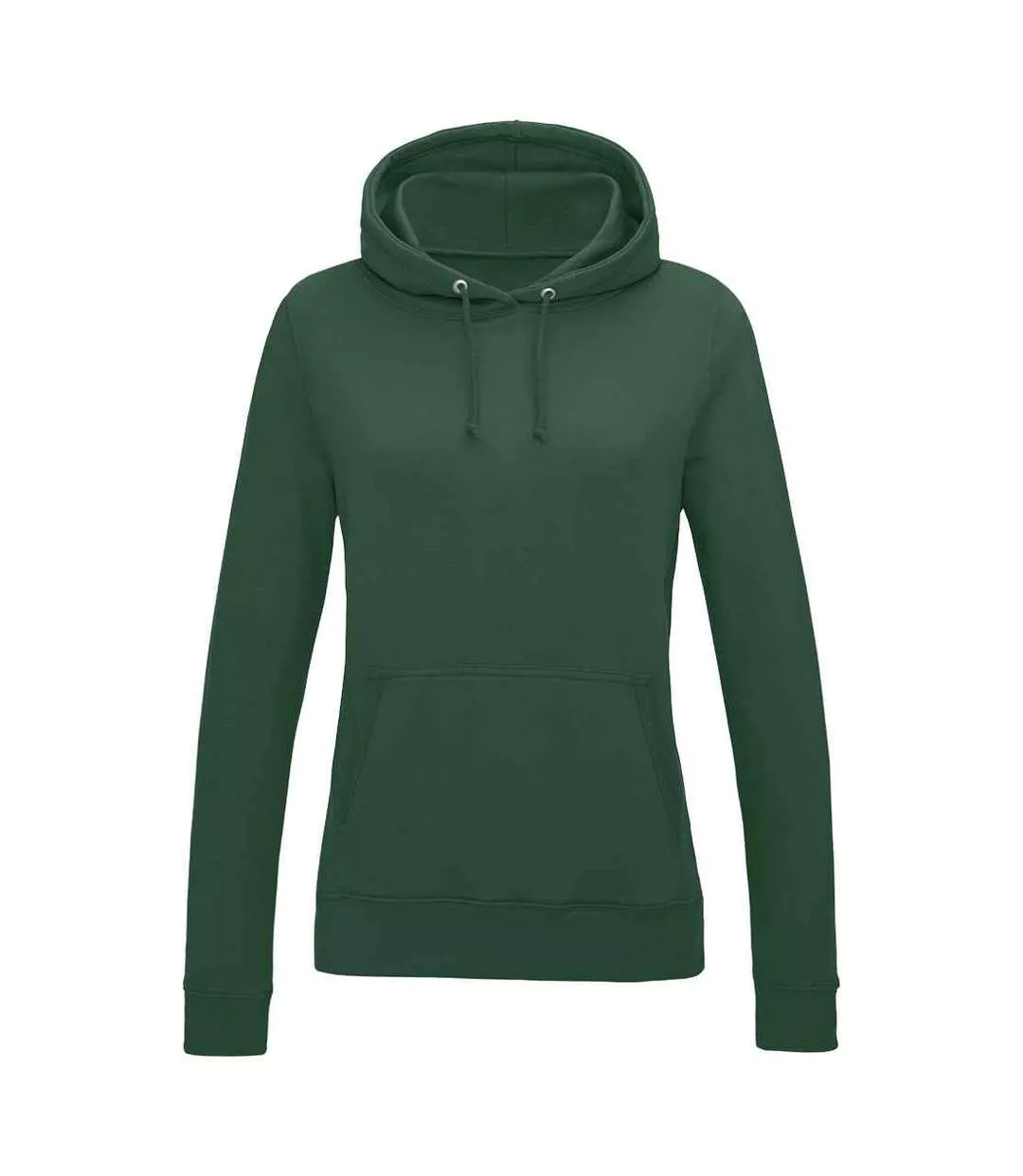 Sweat À Capuche College Femme Vert Bouteille Awdis-1