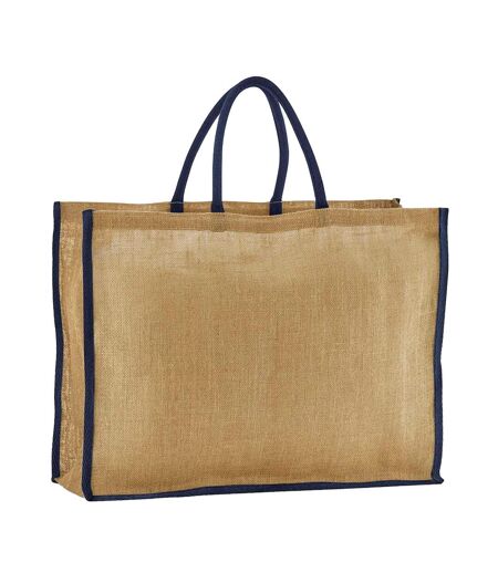 Tote Bag Market Taille Unique Naturel Bleu Marine Westford Mill