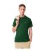 Mens Pima Cotton Regular Polo Shirt Green Lacoste-1
