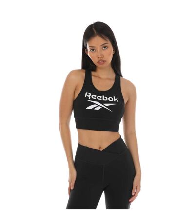 Brassière de sport identity femme noir Reebok