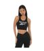 Brassière de sport identity femme noir Reebok-1