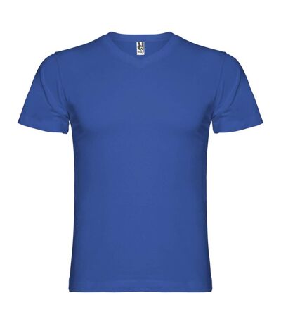 Roly Mens Samoyedo V Neck T-Shirt (Royal Blue)