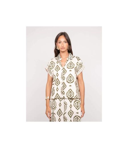 Chemise manches courtes motifs OFELIA - Dona X Lisa