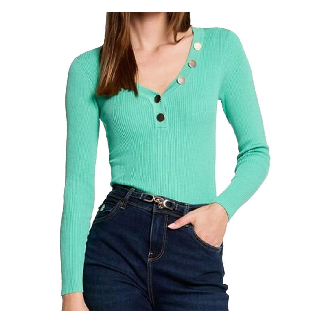 Pull Vert Femme Morgan BANBI - L-1