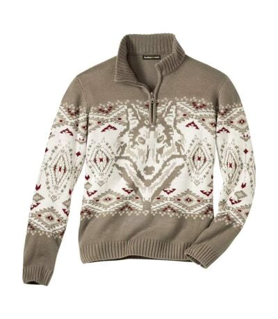 Pull homme marron Atlas For Men