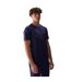 Mens Logo Regular T-shirt Navy 4F-3