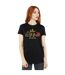 Disney Womens/Ladies Princesse Blanche-Neige FaLaLa And All That Coton Boyfriend T-Shirt (Noir) - UTBI42885-2