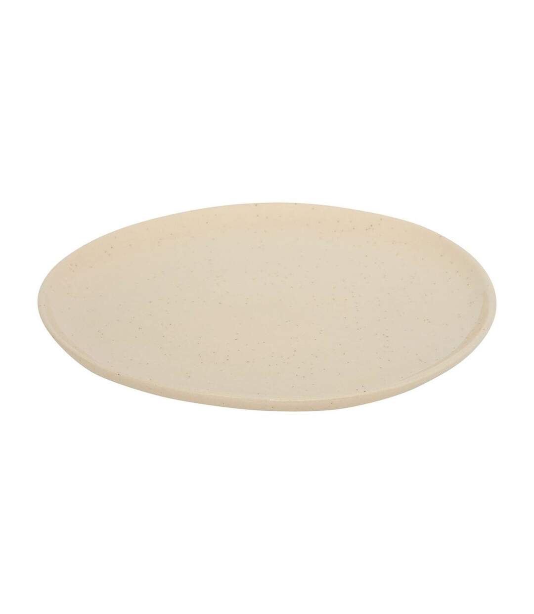 Lot de 6 Assiettes Plates en Faïence Wonja 27cm Crème-2