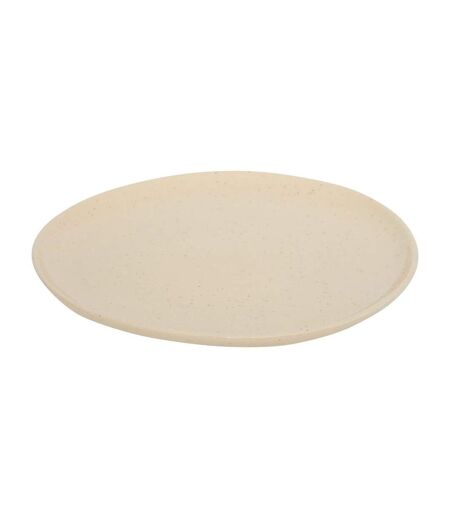 Lot de 6 Assiettes Plates en Faïence Wonja 27cm Crème