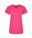 T-shirt Softstyle Femme Rose Gildan-1