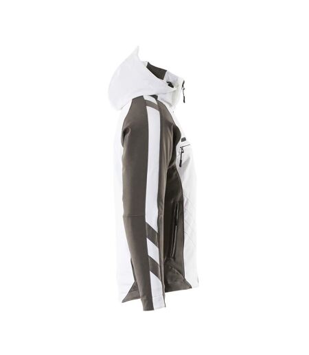 Blanc Anthracite Foncé Mascot