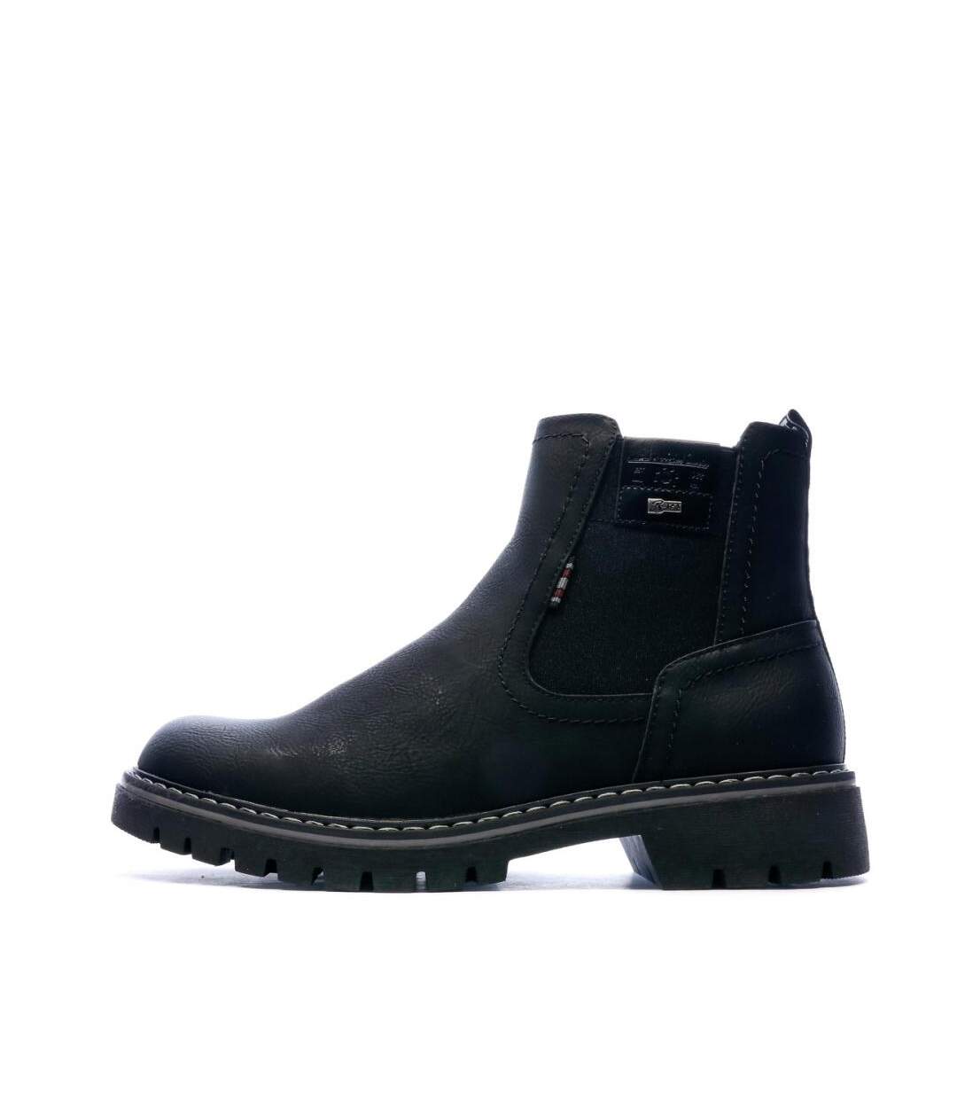 Bottines noires homme relife jubilor-1