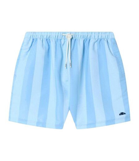 Short De Bain Motif/style Rayure Verticale Staziona Homme Bleu Clair Ellesse