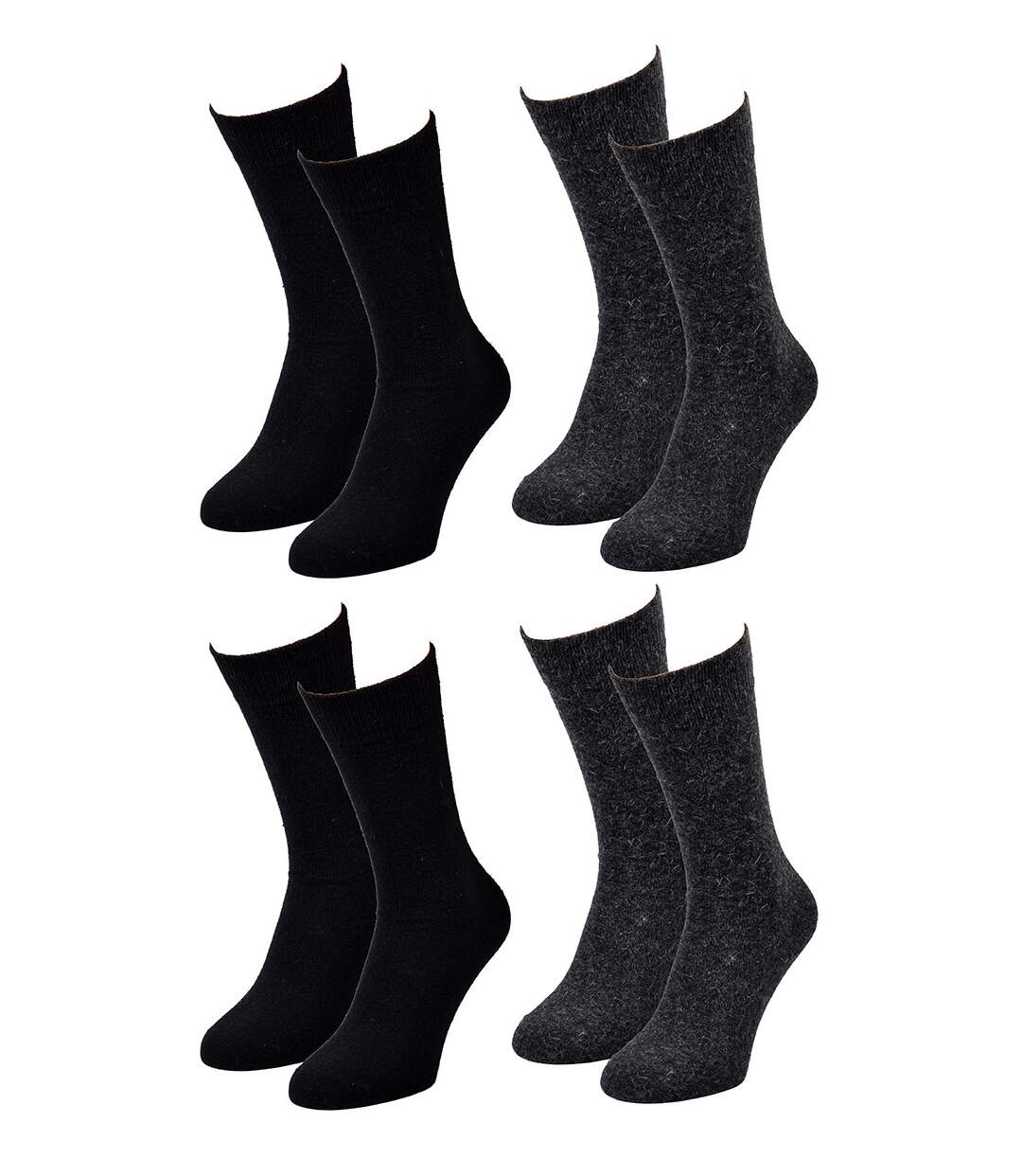 Chaussettes Homme WINTER SOCKS Pack de 4 Paires 0175 ANGORA LAINE-2