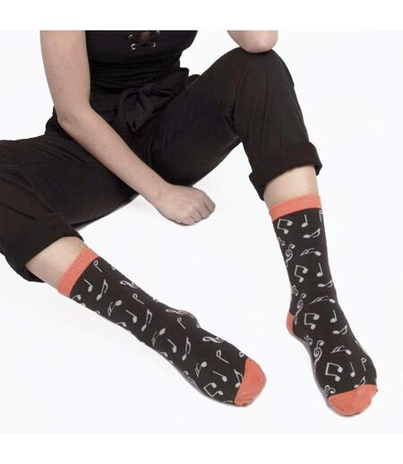 Miss Sparrow - Chaussettes Bambou Femmes Pois Rayées Fantaisie | Doux Respirant