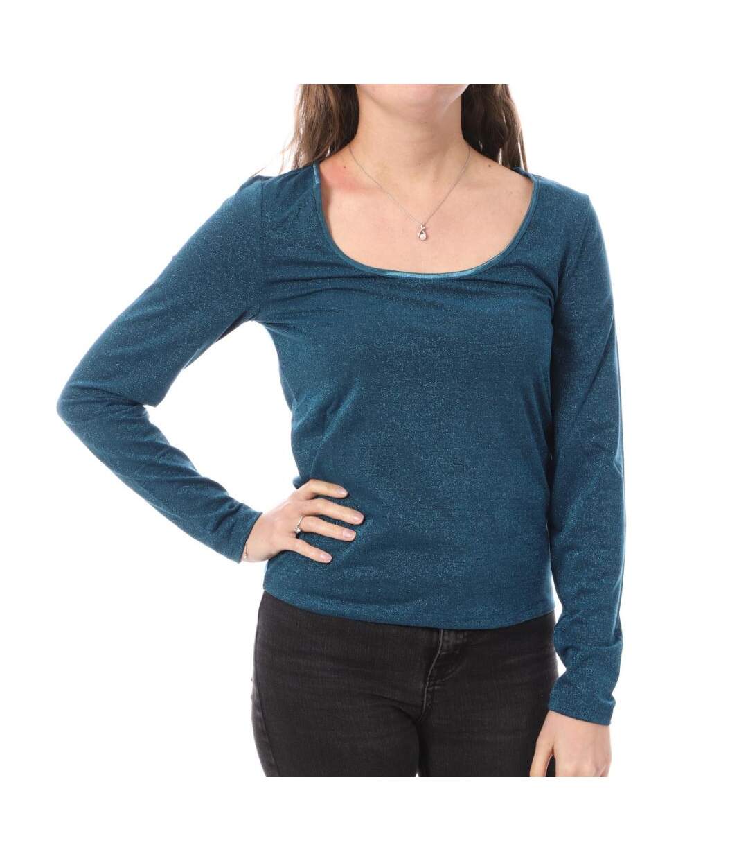 Pull Bleu Femme Vila Viluxi - L