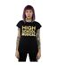 Disney - T-shirt HIGH SCHOOL MUSICAL THE MUSICAL LIGHTS LOGO - Femme (Noir) - UTBI24339-2