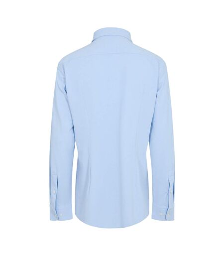 Chemise Manches Longues Motif/style Uni Homme Bleu Clair Boss