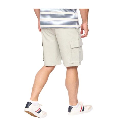 Mens Seaford Cargo Shorts Stone Grey Bewley & Ritch